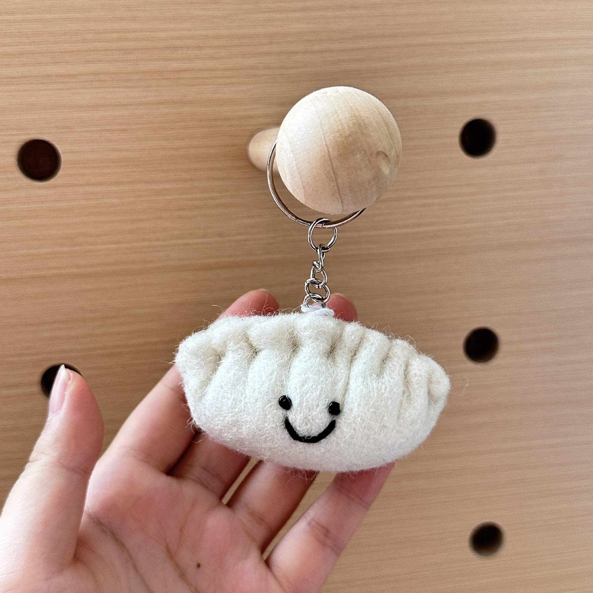 100g Weight Bag Pendant, Keychain Classification 1 Piece Quantity Holiday, Daily Occasion wool felt Material Fruit, Vegetable Pattern Cute Style 1 Piece Cute Fruit Vegetable Wool Felt Bag Pendant Keychain 32
