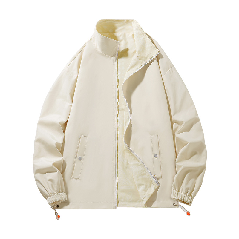Men's Clothing exclusive jacket for men double sided baseball collar jacket autumn new style trend for men personalized full print fashion_voghion.com