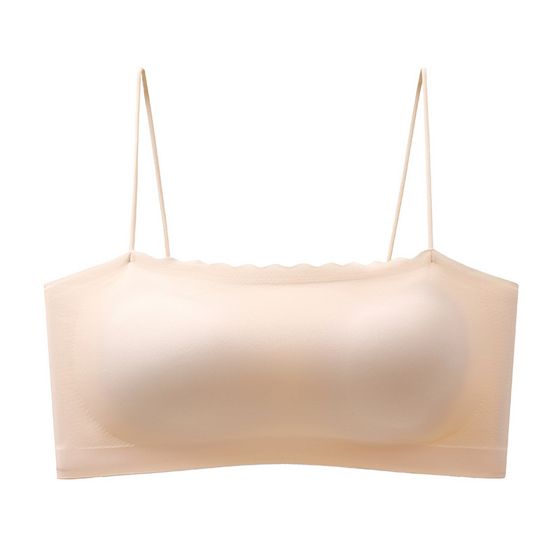 Pure Desire Ropa interior de alta gama Pechos pequeños de las mujeres reunidos Ropa interior sin costuras Sujetador Ropa interior reunada de las mujeres sin anillo de acero