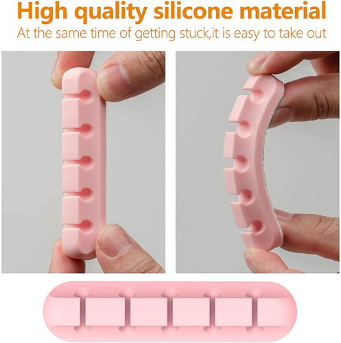 Desktop mobile phone data cable sorting fixed wire storage artifact charging cable network cable routing hub buckle