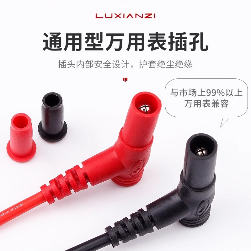 Deer Fairy Multimetro Multimetro Lápiz Aguja de cobre Puntero de sonda Multimetro Accesorios universales Anticongelante Cable de silicona