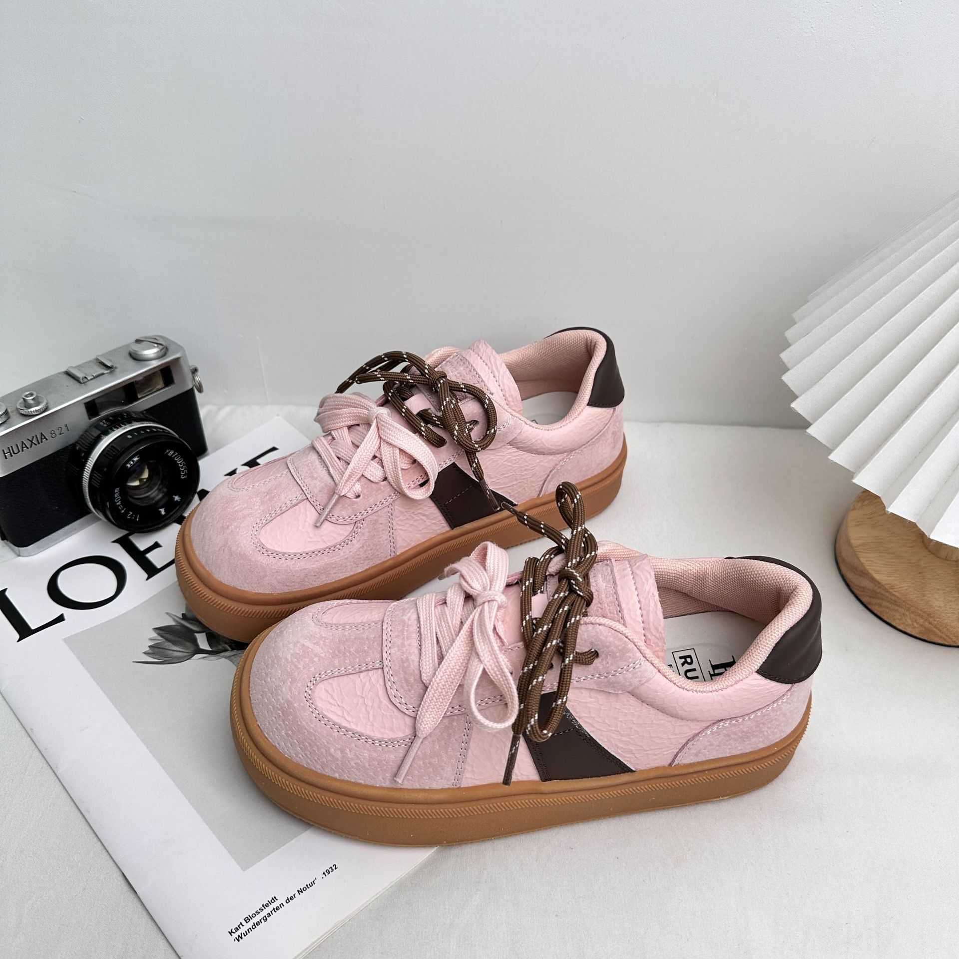 XY-A500 zapatos de deporte de plataforma alta zapatos de mujer 2025 primavera nuevo estilo Cabi Bala cabeza cuadrada zapatos de mujer casuales de nicho