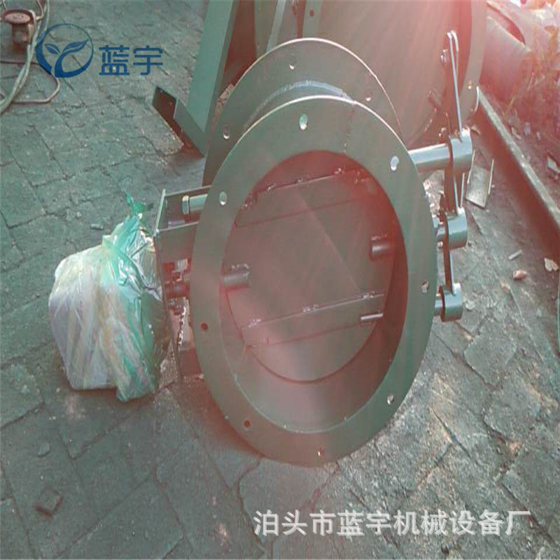 大口径气动通风蝶阀手动风门涡轮通风蝶阀圆形矩形通风蝶阀DN1000