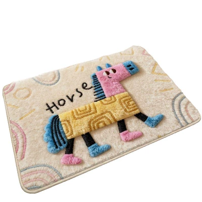 Avtomobil döşəmə paspasları – Imitation Cashmere Thickened Absorbent Foot Mats