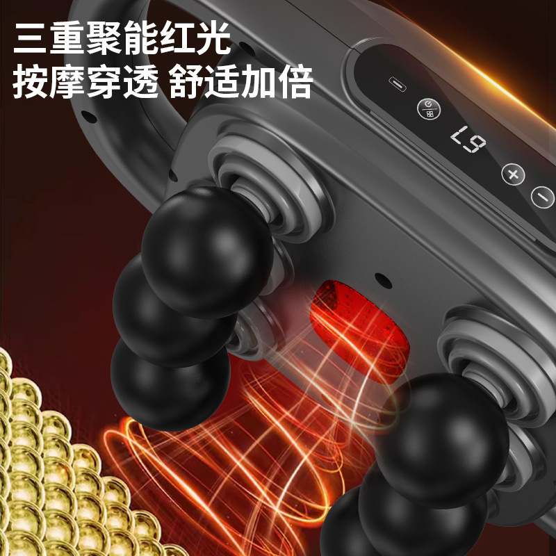 新型六頭筋膜銃筋肉マッサージ器クロスボーダー専門レベル筋膜銃全身深層筋肉リラックス神器|undefined