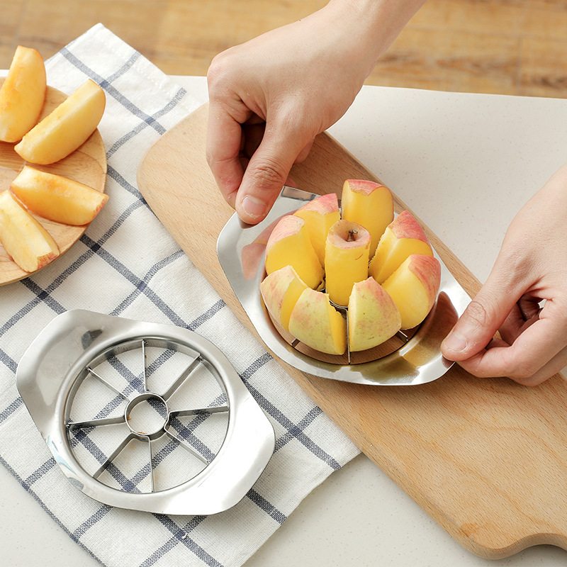 不锈钢水果切片器切果器切苹果器苹果刀水果去核分割器去水果神器