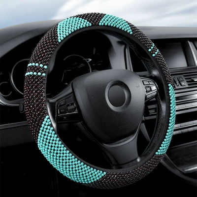 four seasons universal beads non-slip — Steering wheel cover