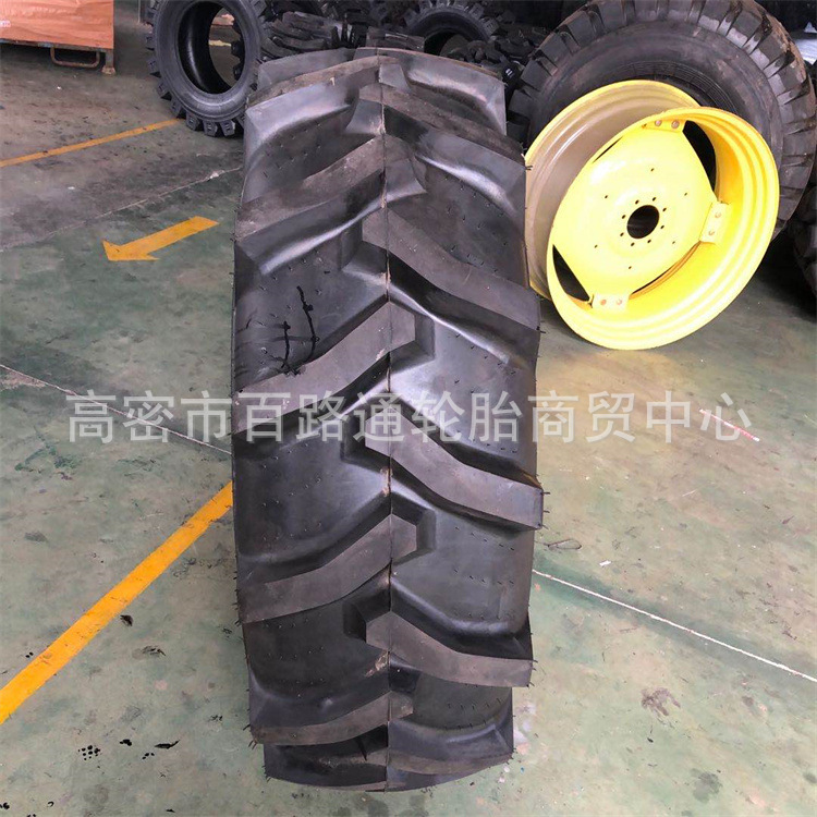 徐州甲字拖拉机轮胎16.9-24人字花纹旱田轮胎R-1轮胎