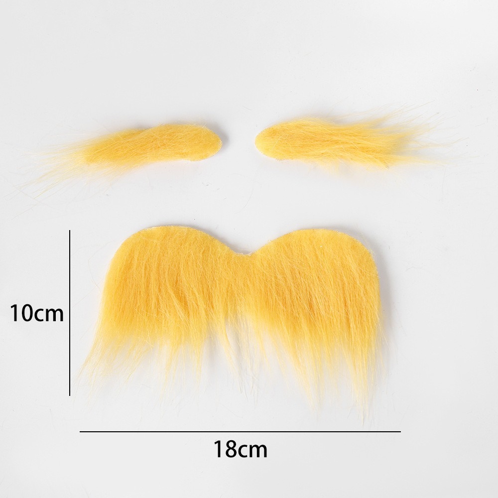 Cejas naranja Big Beard Set de 3 piezas