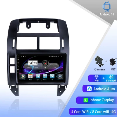 Suitable for 04-11 Volkswagen Polo Android Large Screen Central Control Navigation Stereo Gps Reversing Image Bluetooth