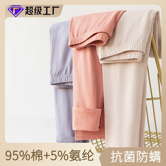 单件纯棉保暖裤女士秋裤线裤内穿大码薄款打底春秋紧身新款冬季女