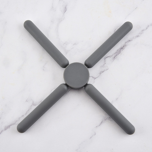 Silicone cross heat insulation mat folding mat kitchen gadget multifunctional high temperature resistant silicone placemat kitchen silicone mat