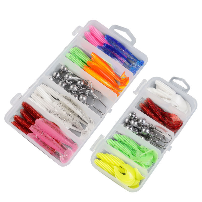 Floating Paddle Tail lures soft baits bass trout Fresh Water Fishing Lure