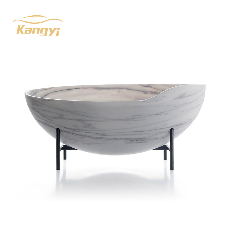New Products on the Market Creative Bowl-shaped Bathroom Bathtub Constant Temperature Household Toilet Double Bathtub Villa Bathtub