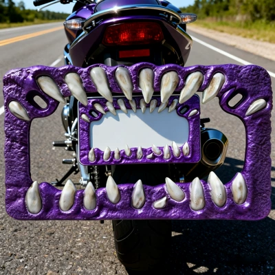 Motorcycle License Plate – Nömrə qabı
