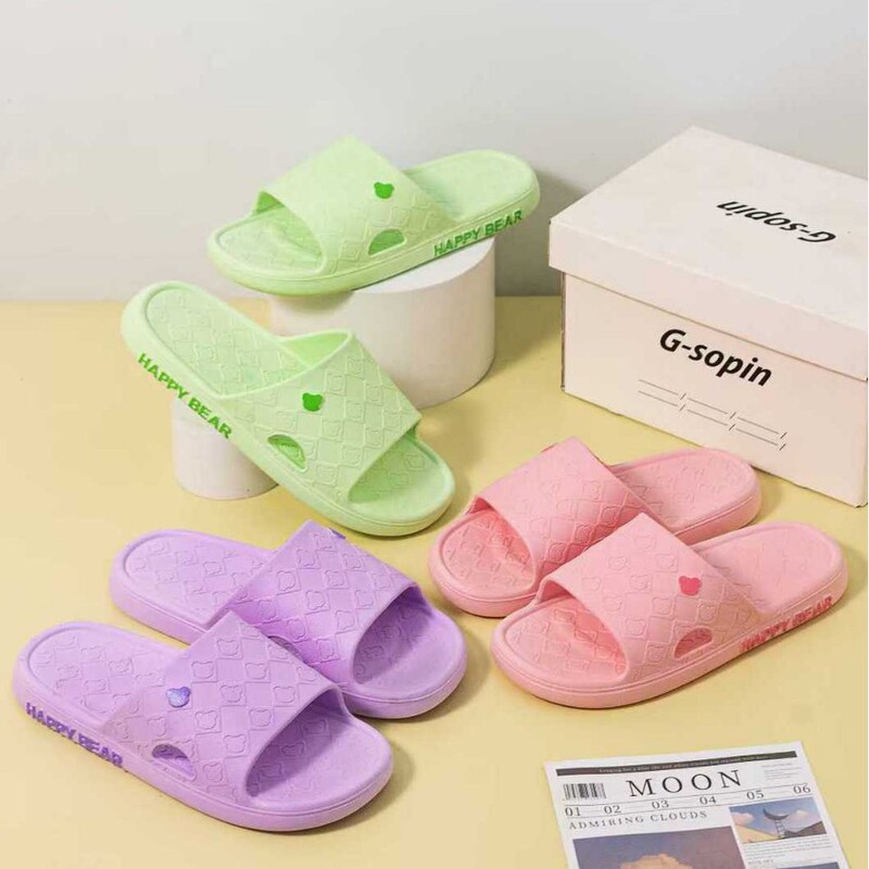 New Couple Style Summer Casual Thick-Soled Home Trendy Slippers for Going Out, Fashionable Men's and Women's Slippers Wholesale Without Free Shipping