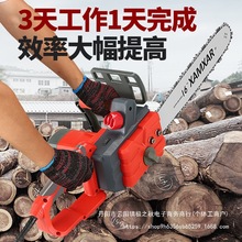 电锯伐木锯家用电动小型手持电链锯220v锯树神奇大功率锯柴砍树机