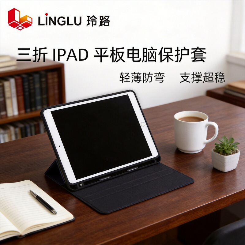 Suitable for Apple iPad 70% off Ultra-Thin Tablet Case with Pen Slot, Anti-Fall Pu Leather Inner Sleeve