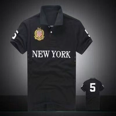 Polo, with short sleeve, with embroidery, plus size