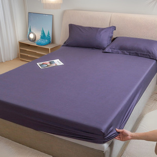 Nanjiren Solid Color Bed Cover Non-Slip Bed Cover Cover Simmons Protective Cover Dust Cover All-inclusive Bed Cover Mattress Cover