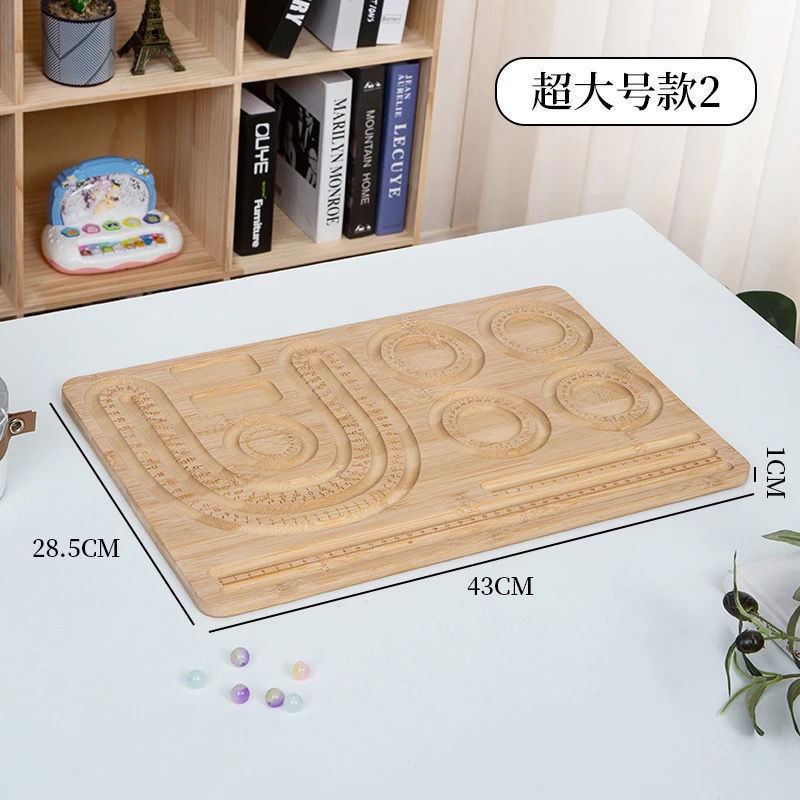 ビーズを通したダイヤル測定ネックレスブレスレットツールサイズビーズ DIY ジュエリーディスプレイプレートデザインプレート|undefined