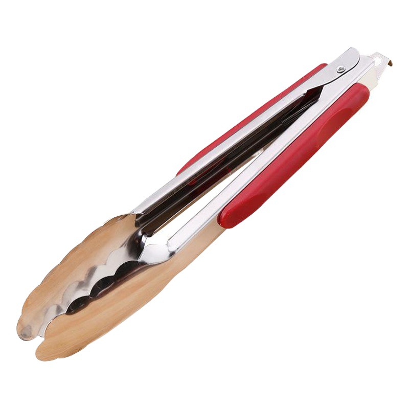 Suministros de barbacoa clip de alimentos clip de pan de alimentos aislamiento anti-escaldado clip de barbacoa de acero inoxidable 9 pulgadas 12 pulgadas 14 pulgadas