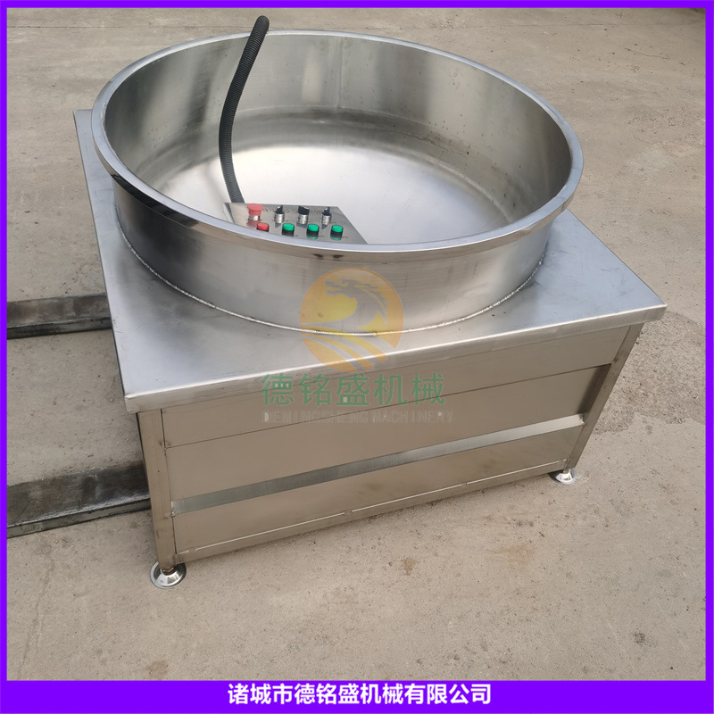 升温快的圆形面筋油炸锅 炸豆参电炸锅 控温准确的豆泡油炸机