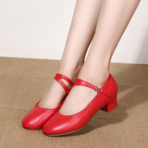  New Double Climbing Square Dance Shoes Dance Shoes Women's Soft Sole Dance Shoes Summer Dance Shoes Women's Practicing Teacher Shoes