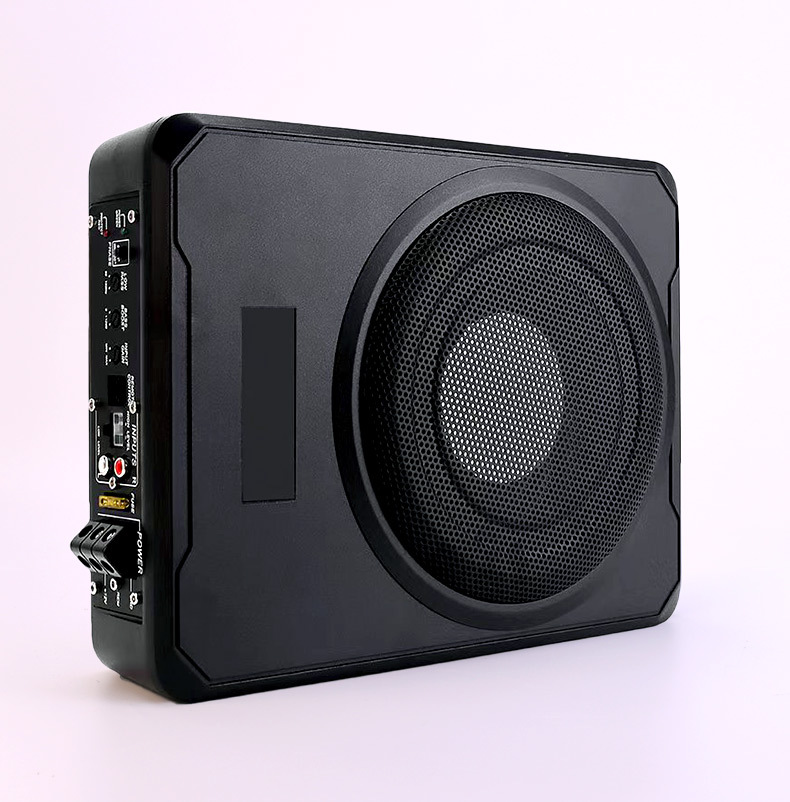 Factory Wholesale Car Audio Subwoofer 12V Seat-Mounted Ultra-Thin Subwoofer Electric Motorcycle Subwoofer