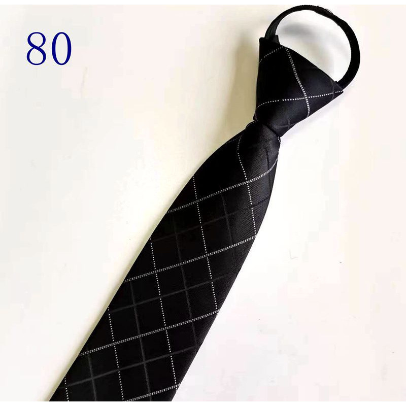 男士拉链新郎结婚红色8cm正装商务黑色免打结懒人易拉得蓝色_