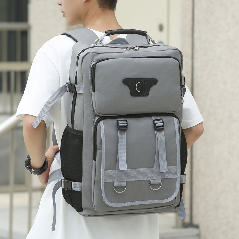 New Backpack Men's Large Capacity Travel Bag Outdoor Mountaineering Bag School Luggage Bag Women's Travel School Bag Backpack