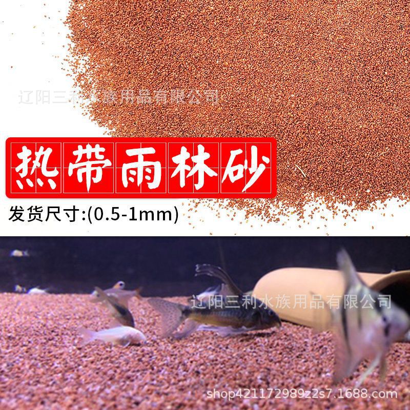 2.5kg 열대우림 모래(0.5-1mm 차이니즈 레드)