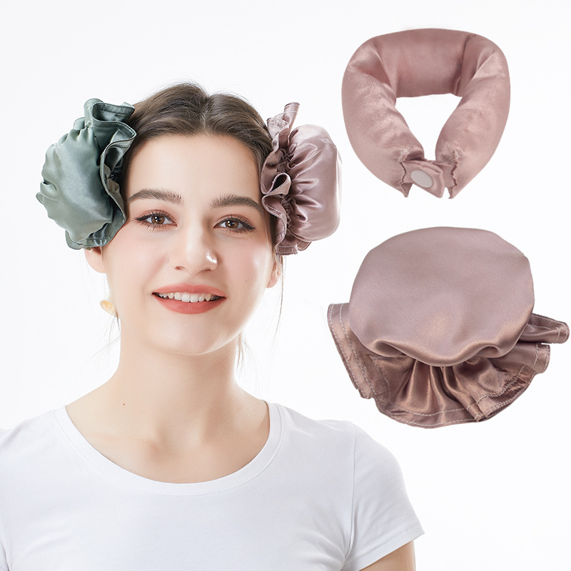 Rizador de Pelo sin Calor Nezha, Nuevo Estilo Transfronterizo, Herramienta para Rizar el Cabello Mientras Duermes, Herramienta para Peinar el Cabello con Ondas Grandes, Juego de Cubiertas para Rizar