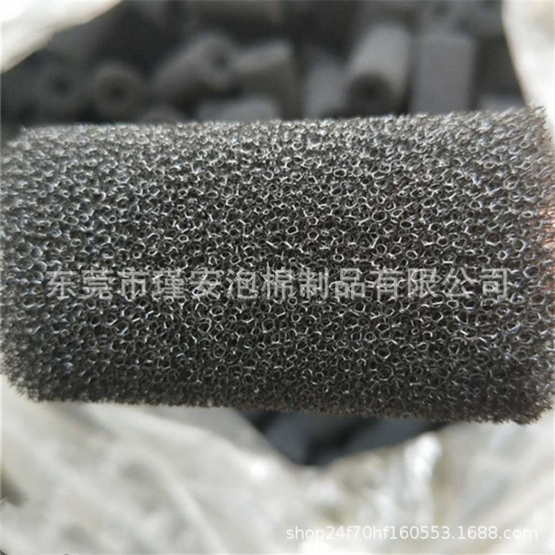 通芯吸水器过滤防尘网 聚氨酯PU空心海绵管圆柱 隔热保温海绵套管