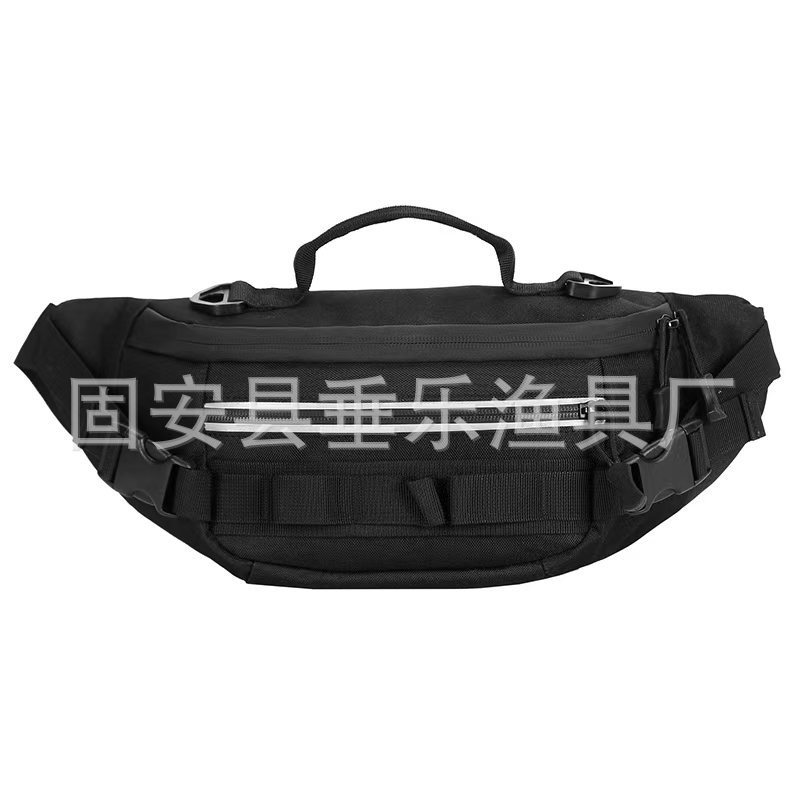 路亚腰包钓鱼男士斜挎包户外旅游运动多功能腰包防水野钓微物|undefined