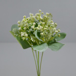 仿真情人豆把束人造塑料绿植浆果桌面圣诞节空间造景盆景花束插花