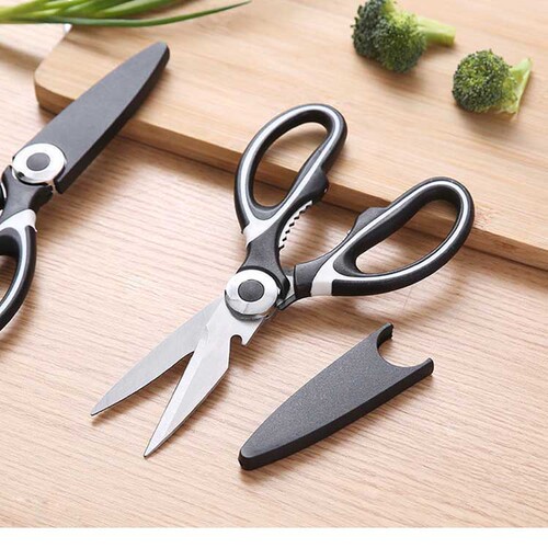 Stainless steel strong chicken bone kitchen household scissors for bone and meat cutting multifunctional multi-purpose labor-saving daily scissors