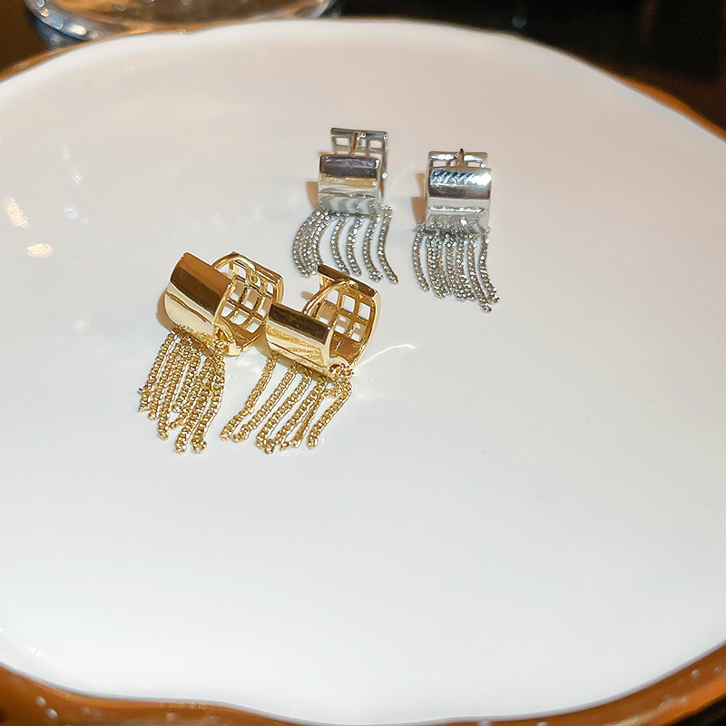 Fashion Geometric Copper Plating Drop Earrings 1 Piece