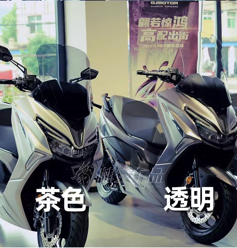 Motorcycle Hong 250 Windshield Qianjiang Commemorative Edition Hong 250 Modified Motorcycle Pedal Thickened and Heightened Windshield