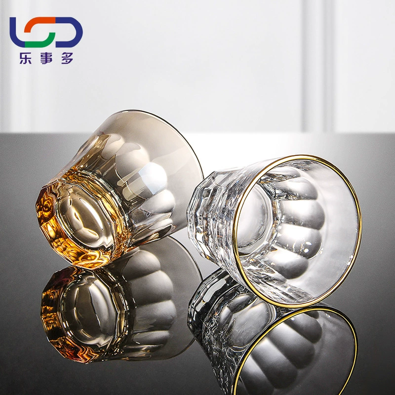 Glass wineglass for whiskey, creative capacious glass set