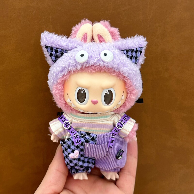 ソースメーカー卸売ラブブ人形服 17 センチメートルラブブブラインドボックスペンダント第一世代と第二世代のビニールぬいぐるみ|undefined