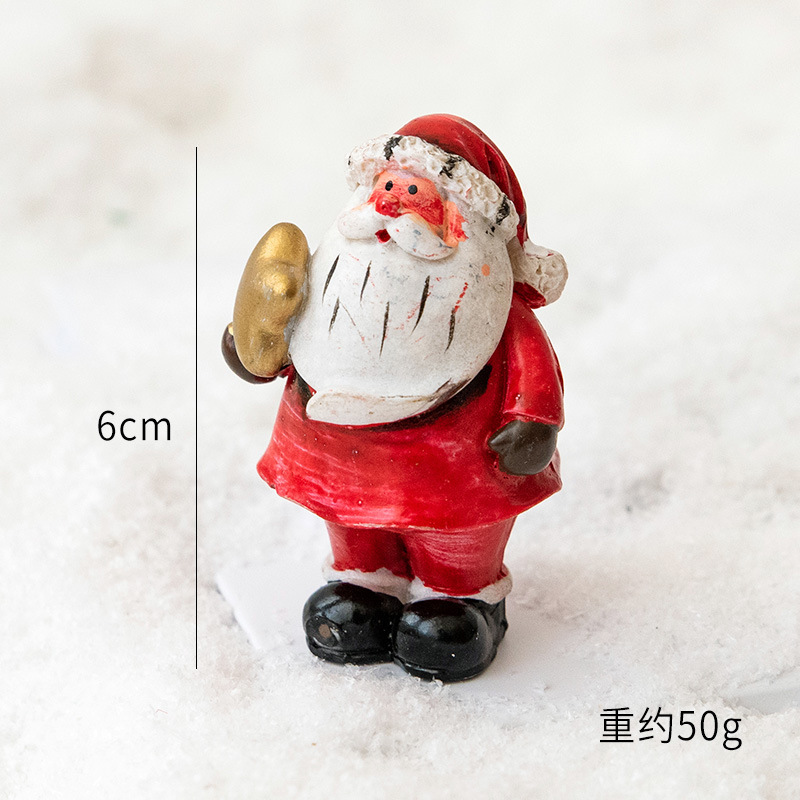 クリスマス装飾品雪だるま老人小公仔デスクトップ装飾シーン配置撮影道具クリスマス装飾|undefined