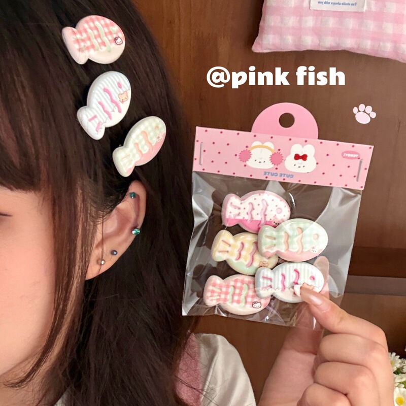 Colorful Dopamine Fish Hairpin Set for Girls, Sweet and Versatile Bangs Clip, Side Clip, Stylish Hairpin, Hair Clip Colorful Dopamine Fish Hairpin Set for Girls, Sweet and Versatile Bangs Clip, Side Clip, Stylish Hairpin, Hair Clip