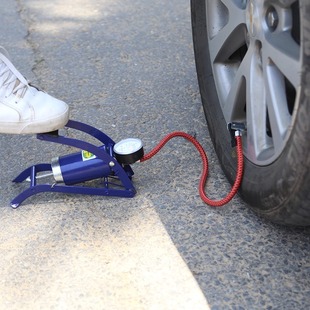 Foot Pump High Pressure Car Tire Bicycle Electric Car Basketball Home Mini Portable Pedal Air Pump