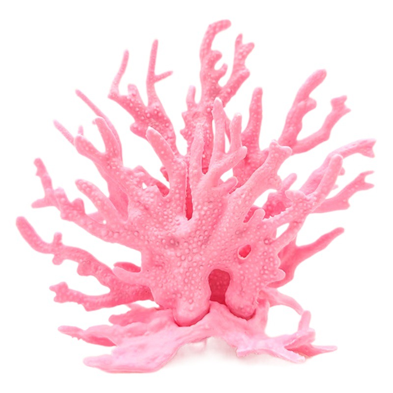 Decoración para Acuarios Pequeños, Coral Suave, Plantas Acuáticas, Ramas de Hierro, Decoración Marina Transfronteriza, Adornos para Acuarios, Paisaje de Coral Simulado