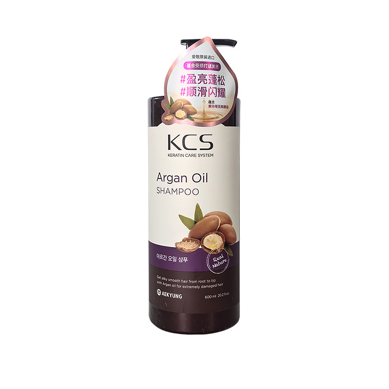 韩国KCS可希丝盈亮蓬松丝柔水漾去屑健发丰盈洗发水护发素600ml|undefined