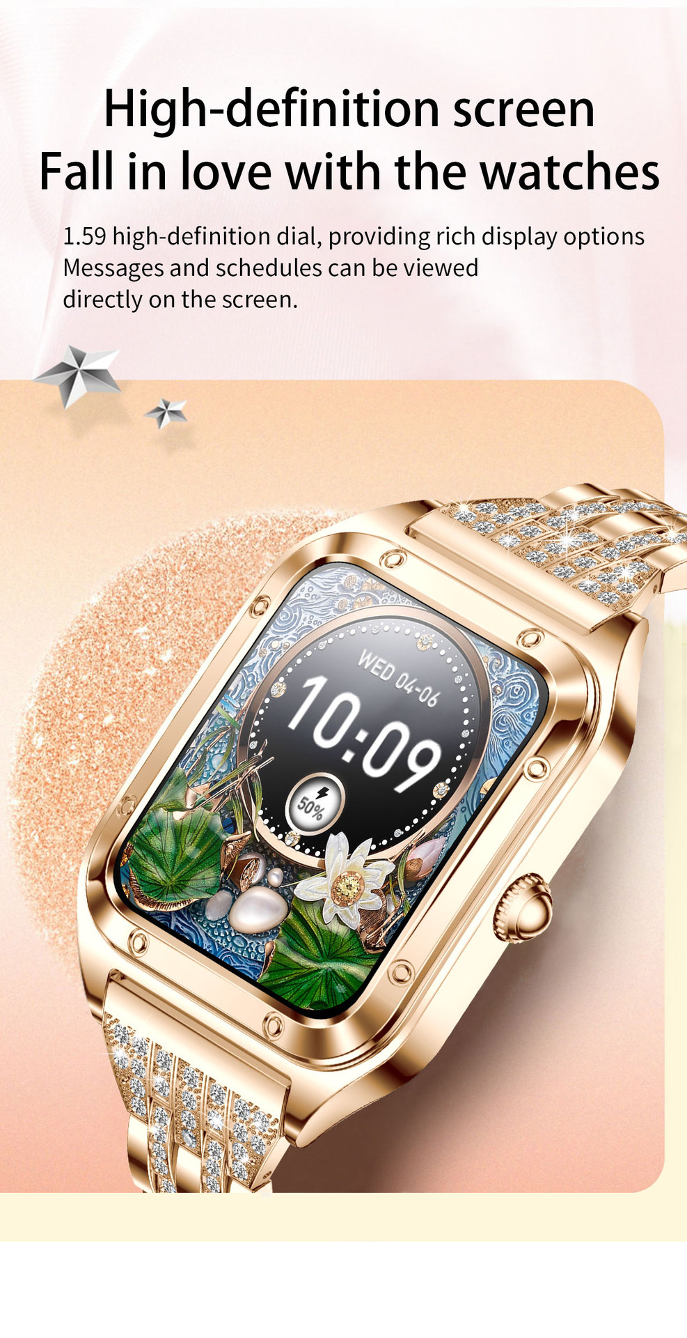 Smartwatch Unisex Multifunctional Bluetooth Waterproof Fashion_voghion.com