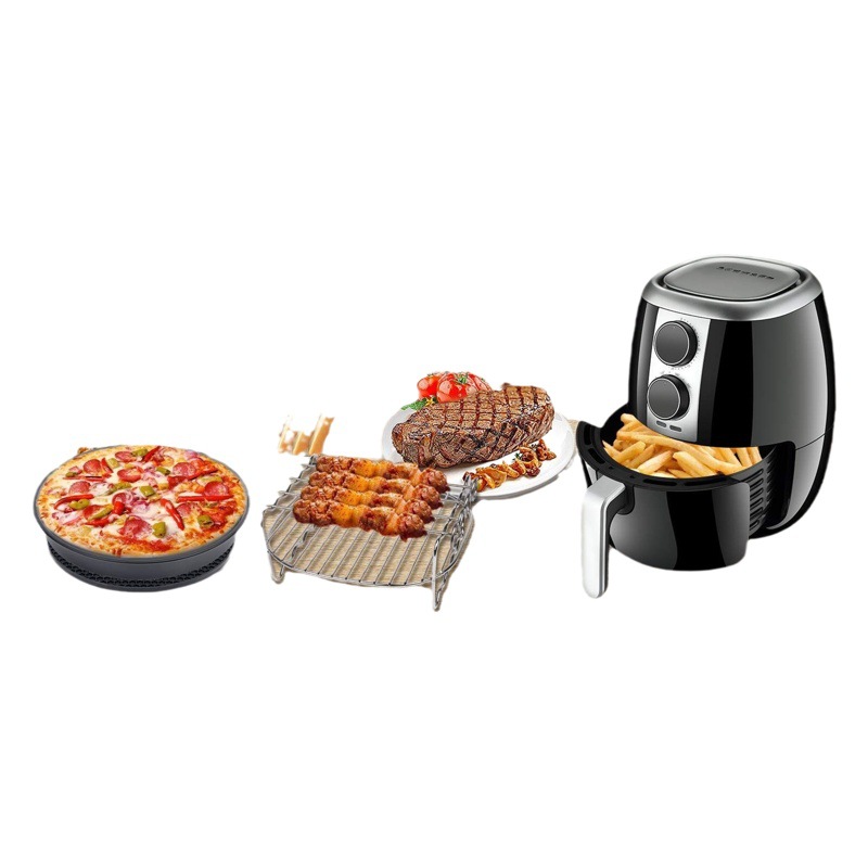 Accesorios de freidora de aire 10 piezas de molde de pastel herramientas para hornear horno pizza bandeja para hornear parrilla transfronteriza Amazon