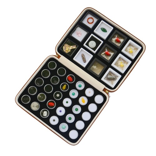 60 Yuan Fang Jewelry Accessories Raw Stone Box Display Case, Ring Setting Box, Storage Box, Gemstone Box, Loose Diamond Box, and Wenwan Prop