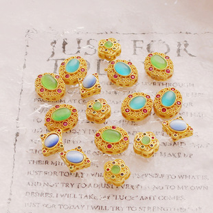 18K�������ɫ���N؈��ʯ���� �� ���diy�ֹ��Ʒ���僽�